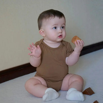 Bamboo Fiber Baby Rompers