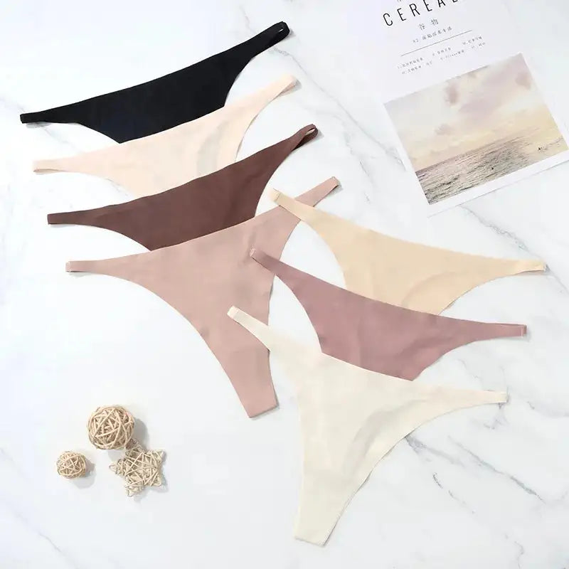 Silk Seamless Thongs