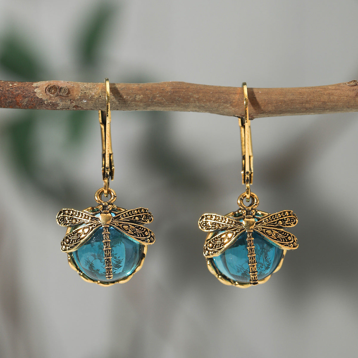 Vintage Dragonfly Earrings