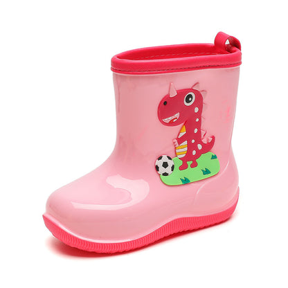 Cartoon Waterproof Soft Sole Children's Rain Boots