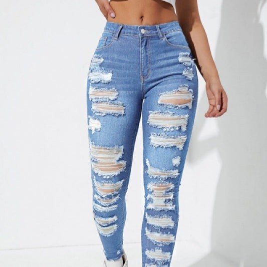 Skinny Denim Trousers For Women