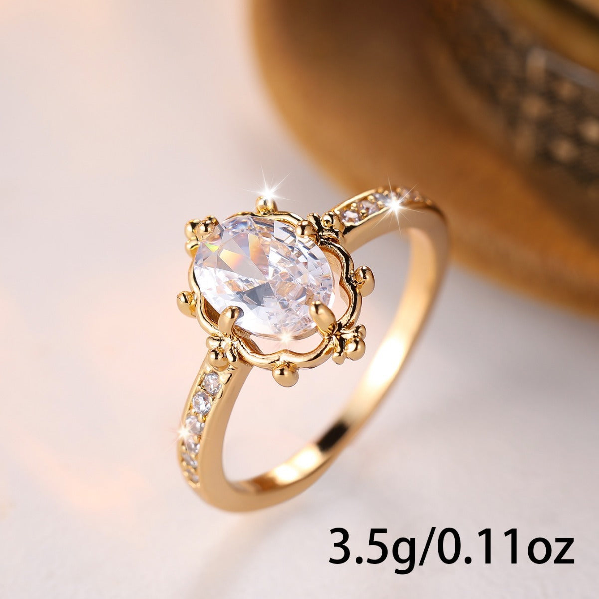 Elegant Zircon Ring