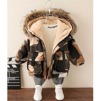 Baby Winter Camouflage Padded Jackets