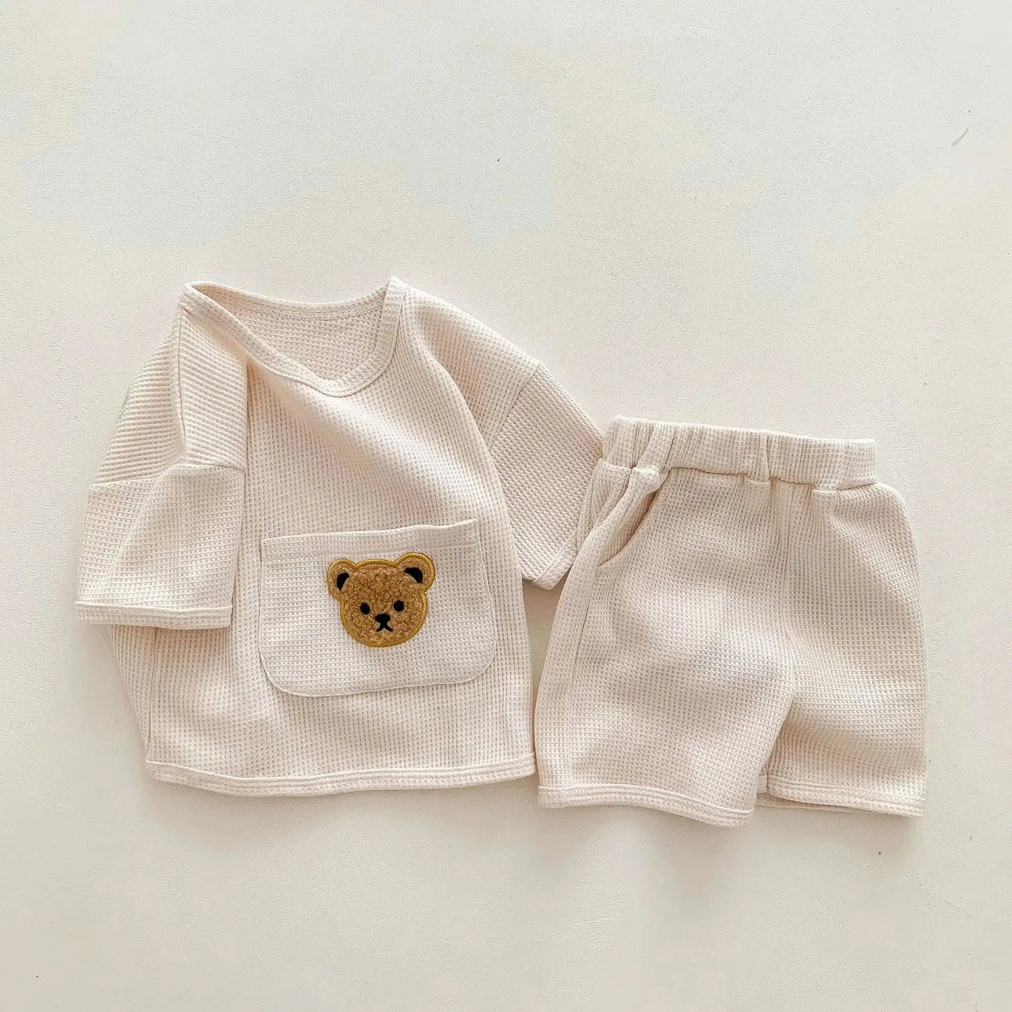 Bear Waffle Toddler Set