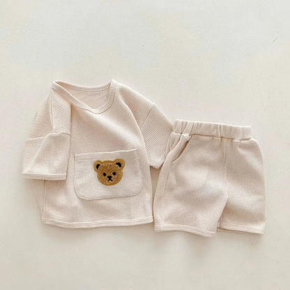 Bear Waffle Toddler Set