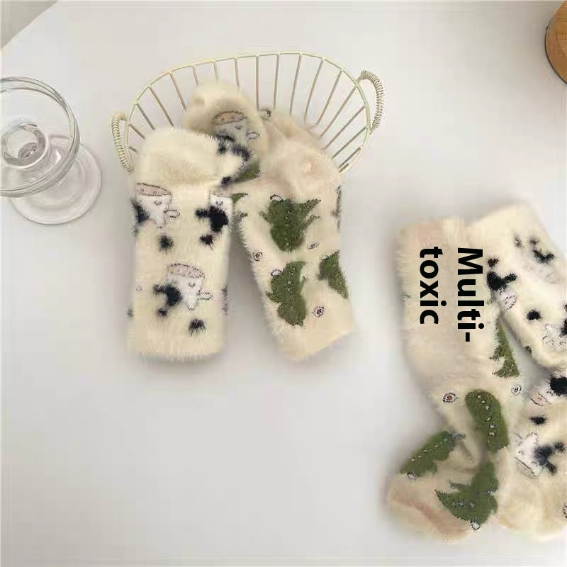 Women's Fashion Mink-like Wool Socks