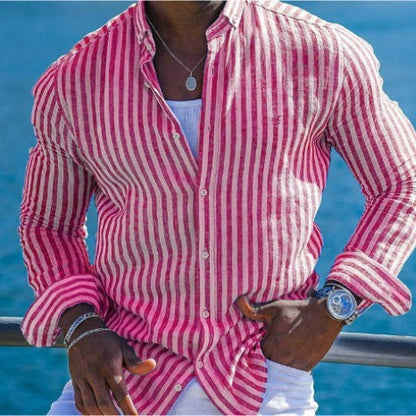 Lapel Long Sleeve Shirts