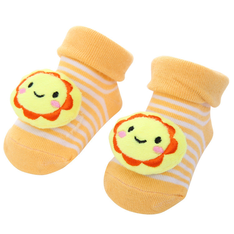 Cartoon Anti-Skid Three-Dimensional Baby Socks Newborn Baby Socks Doll Socks Wholesale