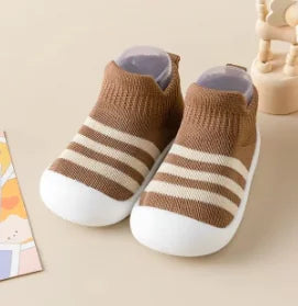 Kids Stripes Knitted Socks Anti-slip