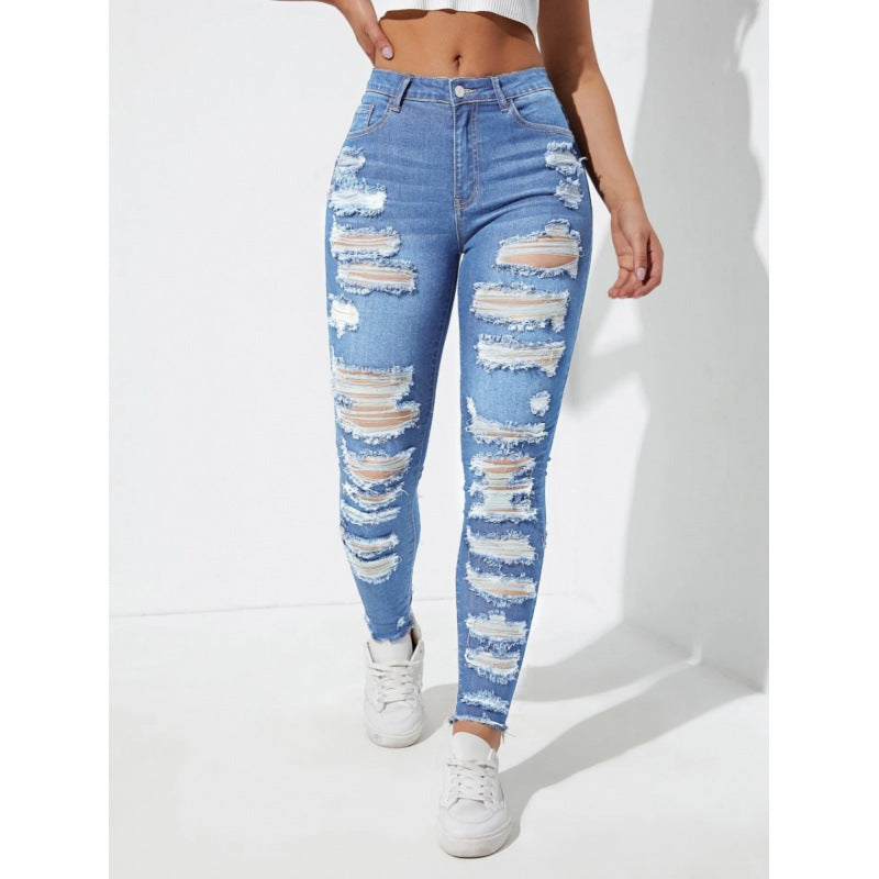 Skinny Denim Trousers For Women