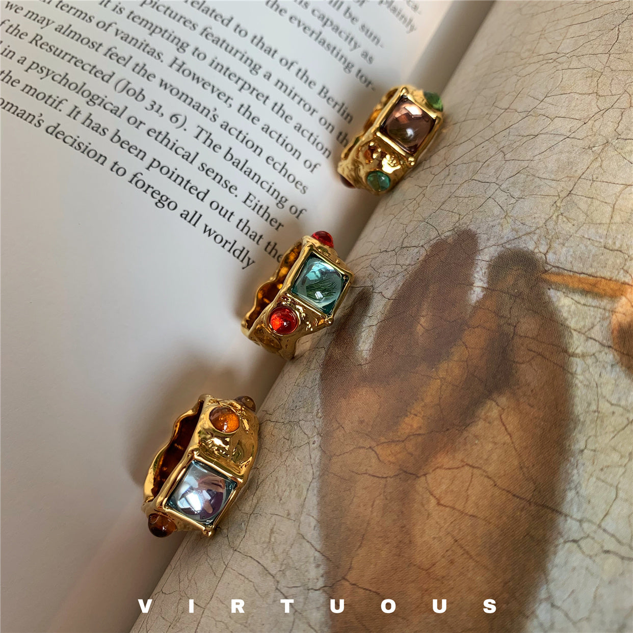 Colored Gemstone Rings