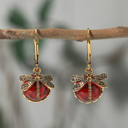 Vintage Dragonfly Earrings