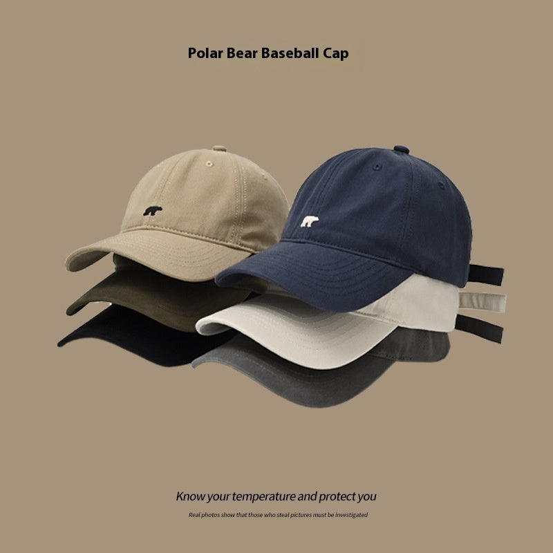 Polar Bear Brim Peaked Caps