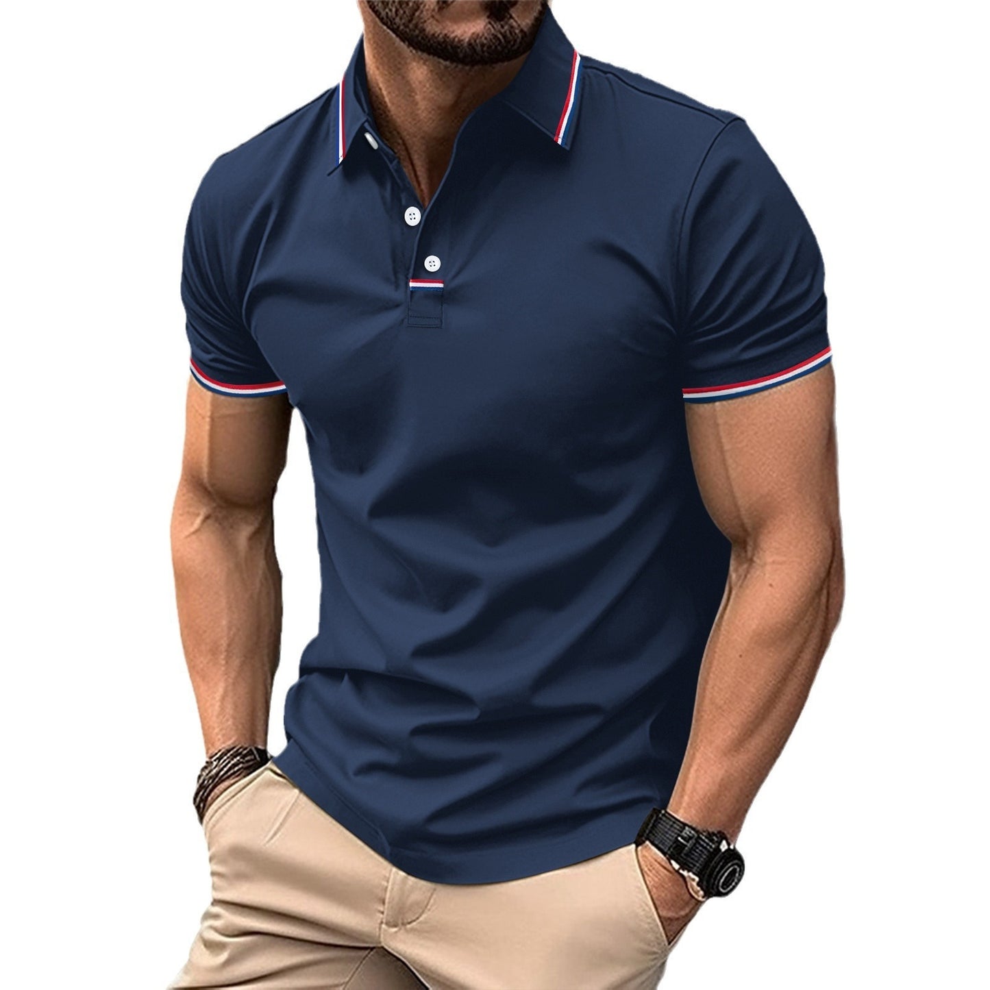 Button polo T-shirts