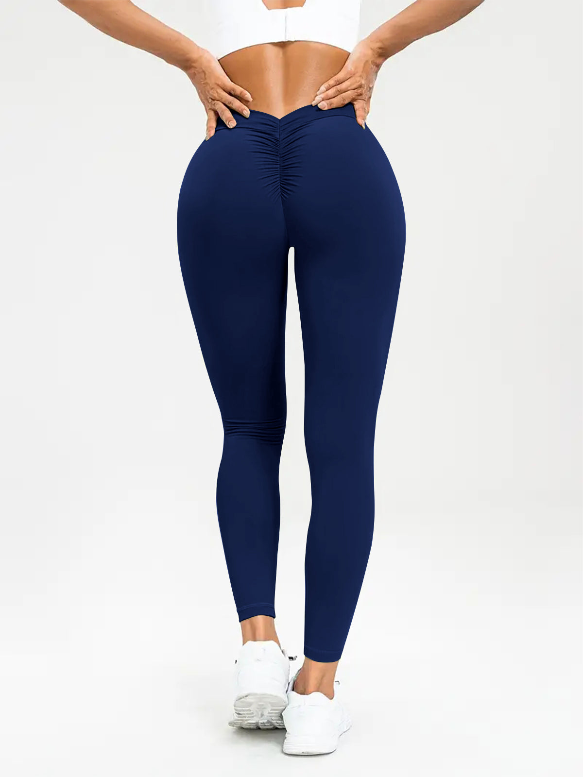 Yogahose für Damen, hohe Taille, hoher Gummizug