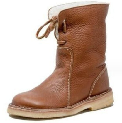 Women'S Boots Comfortable Flat Bottom Martin Boots Versatile Low Boots