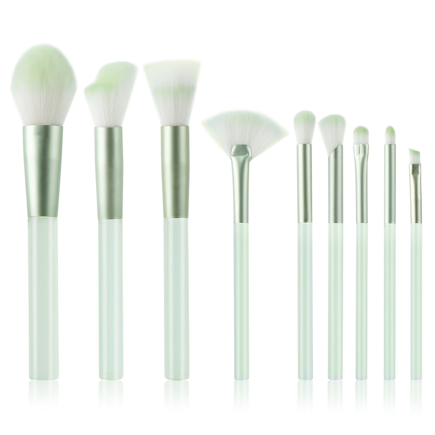 9-piece cosmetic brushes