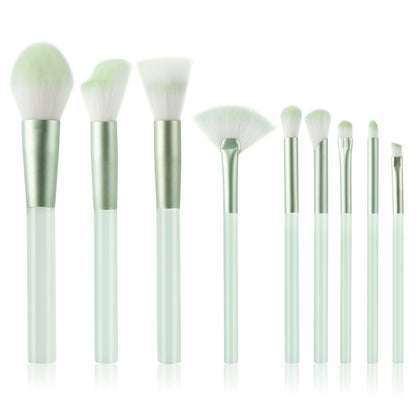 9-piece cosmetic brushes