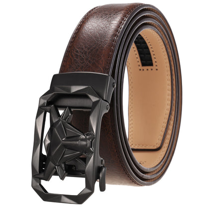 Leather Belt Alloy Automatic Buckle