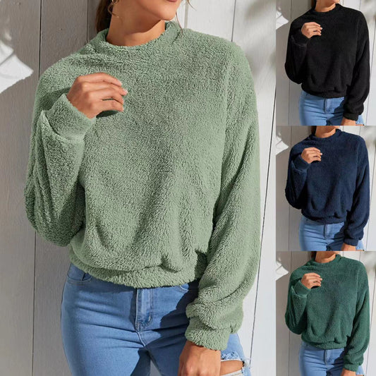 Velvet Loose Fleece Sweatshirts