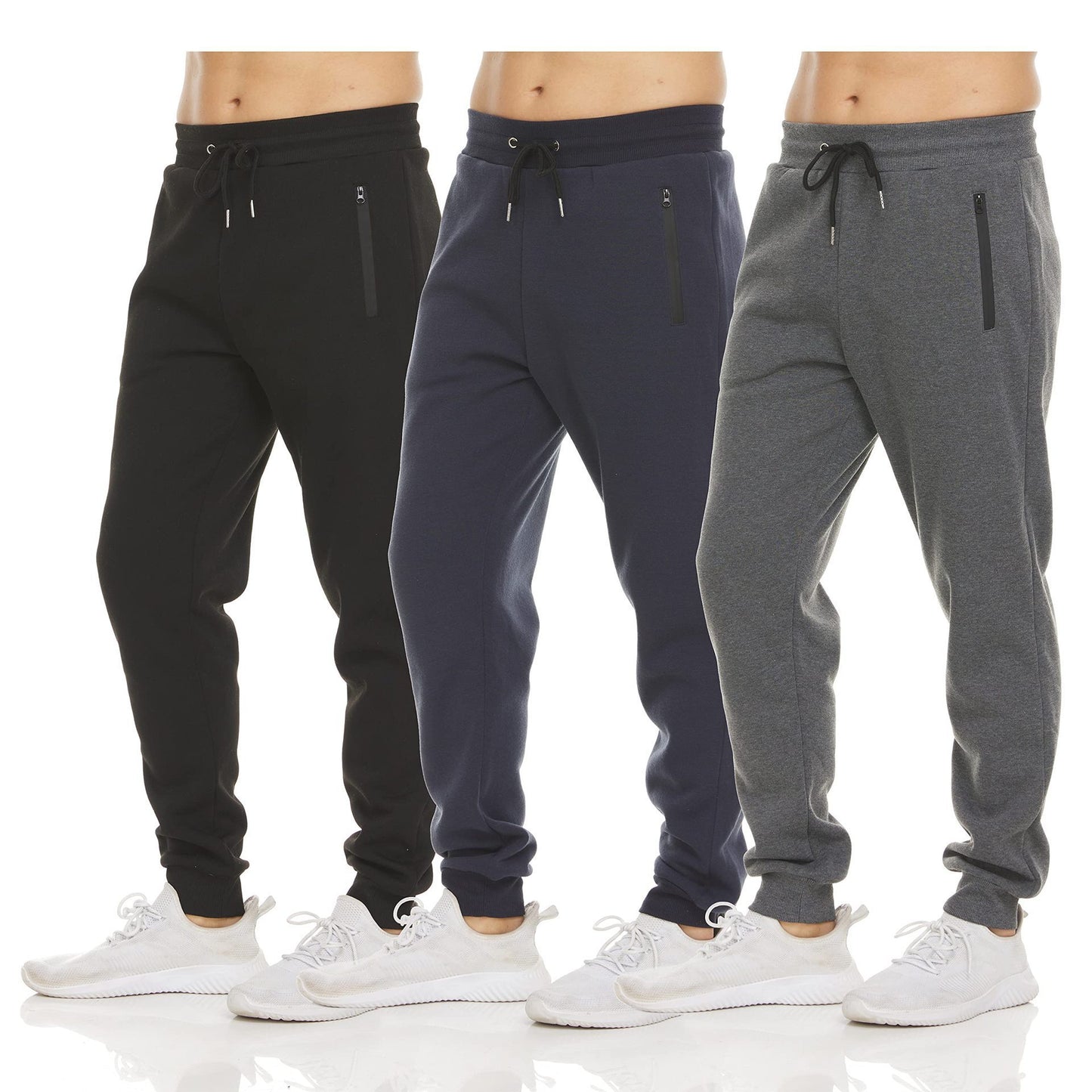 Sports Casual Zipper Ankle-tied Trousers