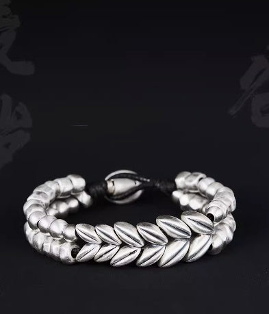 Sterling Silver Wheat Bracelets