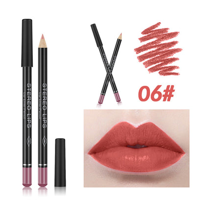 Wasserfester und langlebiger matter Lipliner