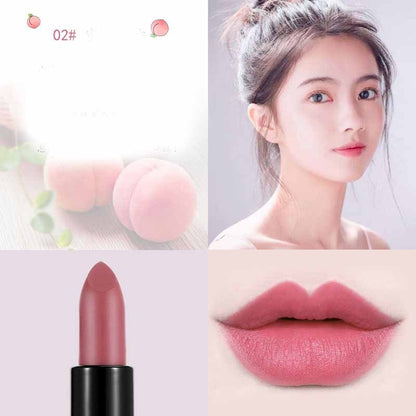 Caramel Red Brown Matte Velvet Matte Lipstick