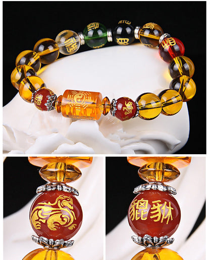 Men's And Women's Fashion Personalized Agate Bracelet