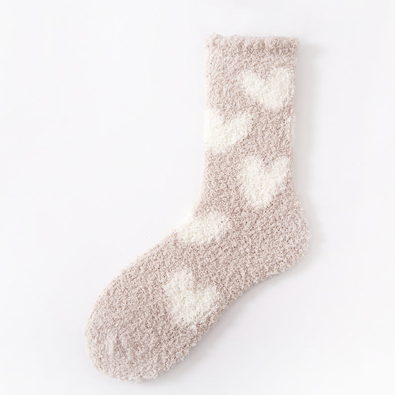 Women's Fashion Love Warm Mid-calf Length Socks