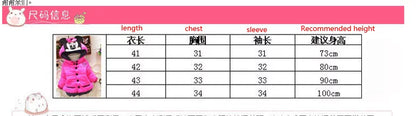 New Girls jackets fashion Minnie cartoon Clothing coats