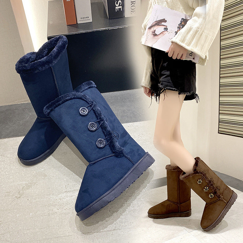 High Cotton-padded Thickened Warm Snow Boots