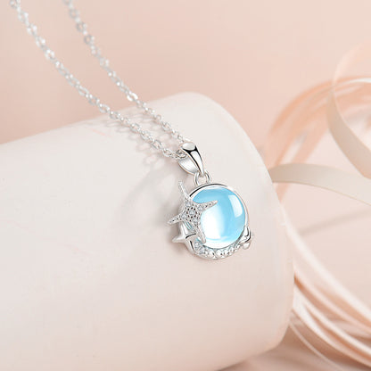 Moonlight Stone Pendant Necklaces