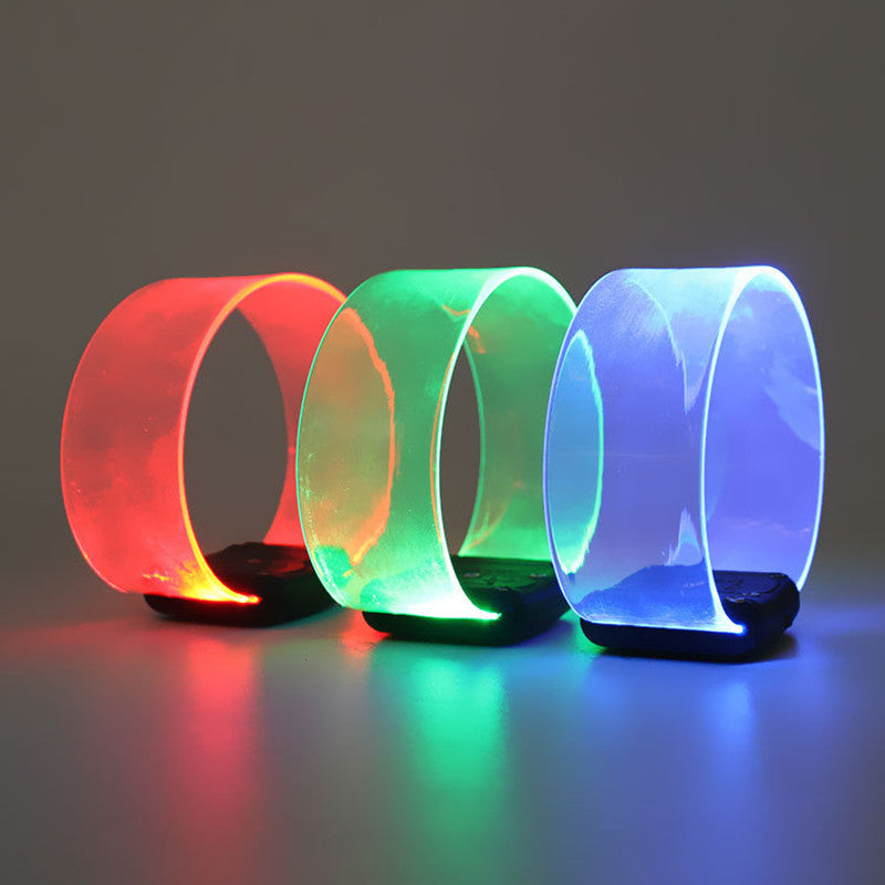 LED Luminous Hand Ring Music Festival USB Magnetic