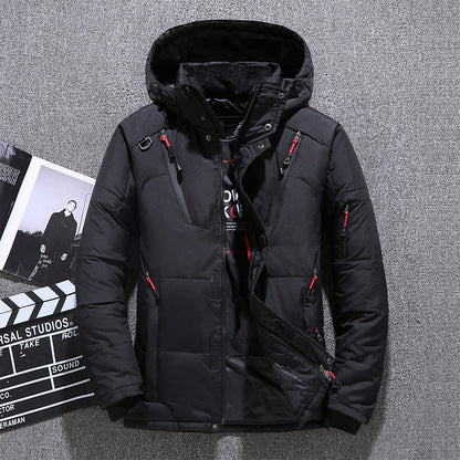 Winter Dicke Herren Jacke mit Kapuze