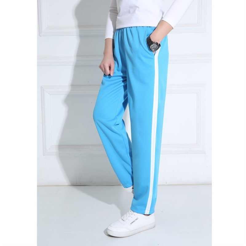 Wide Striped Trackpants