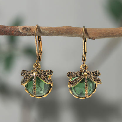 Vintage Dragonfly Earrings