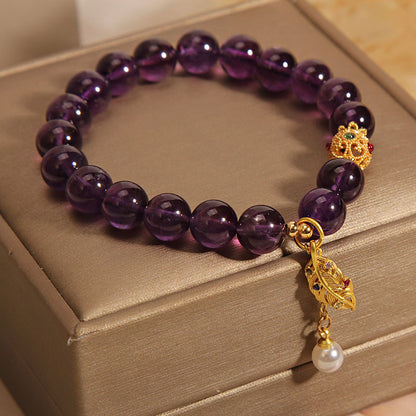 Purple Pearls Bracelets