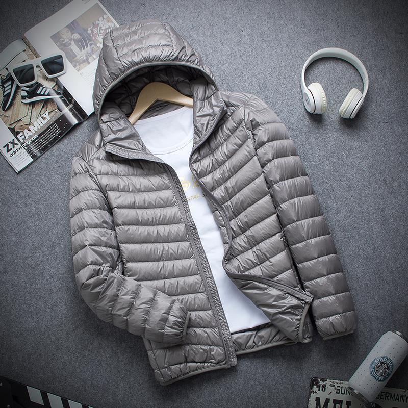 Hooded Short Ultra-thin Down Jacket