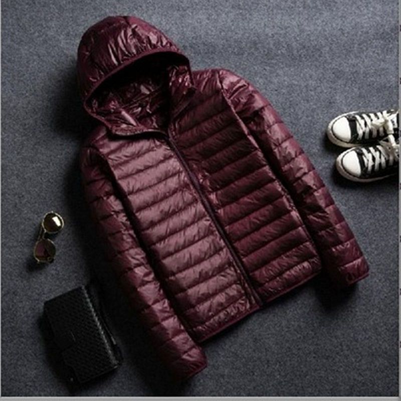 Hooded Short Ultra-thin Down Jacket