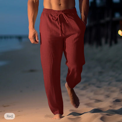 Drawstring Elastic Comfortable Beach Pants