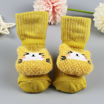 Newborn Baby Socks Cartoon Doll Men And Women