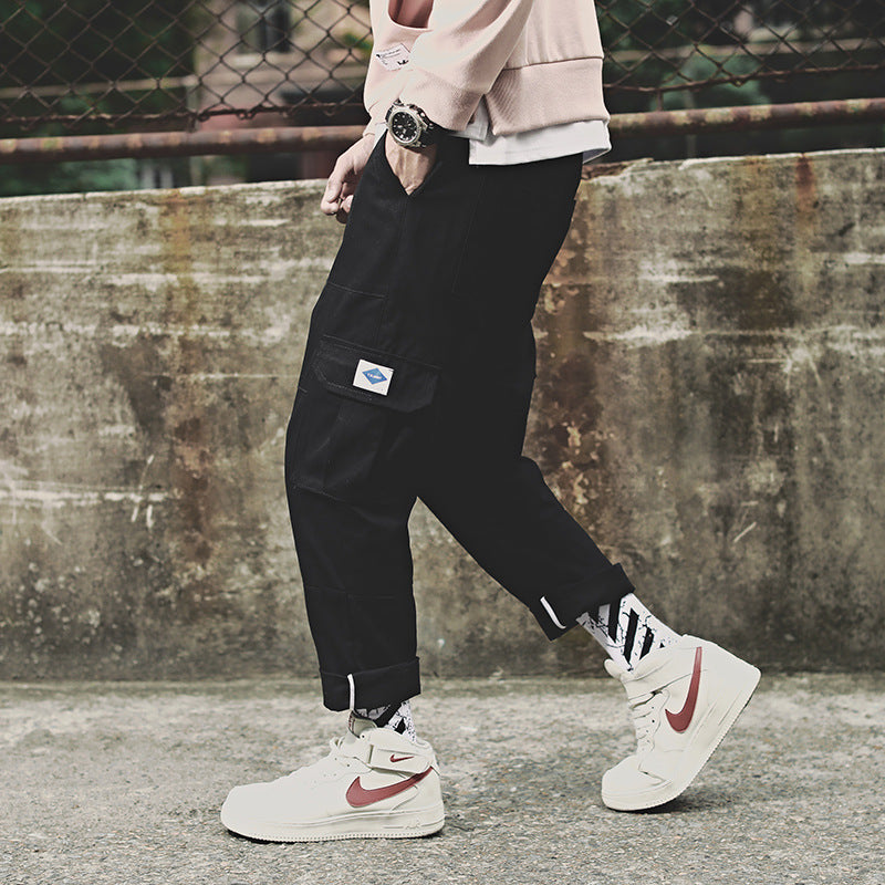 Cropped Casual Pants