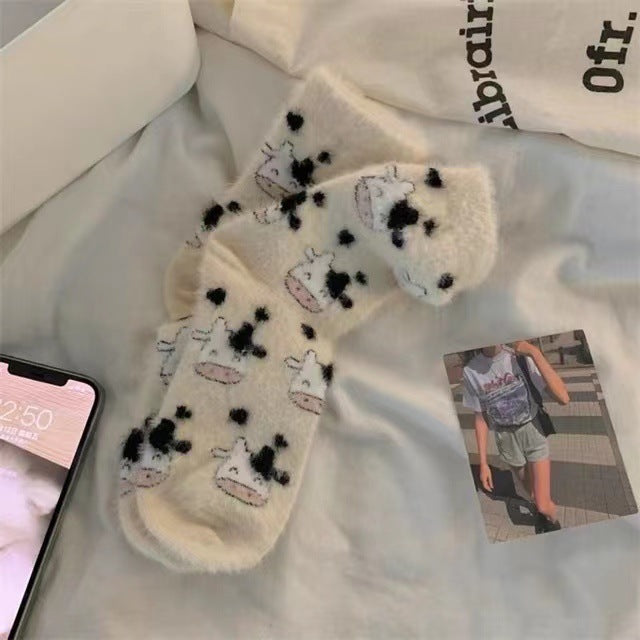 Women's Fashion Mink-like Wool Socks