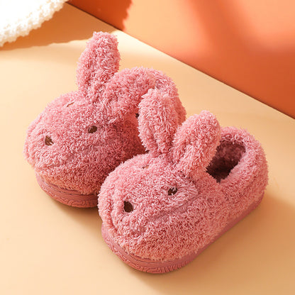 Winter Cute Cartoon Warm Baby Furry Cotton Shoes Bag Roots At Home