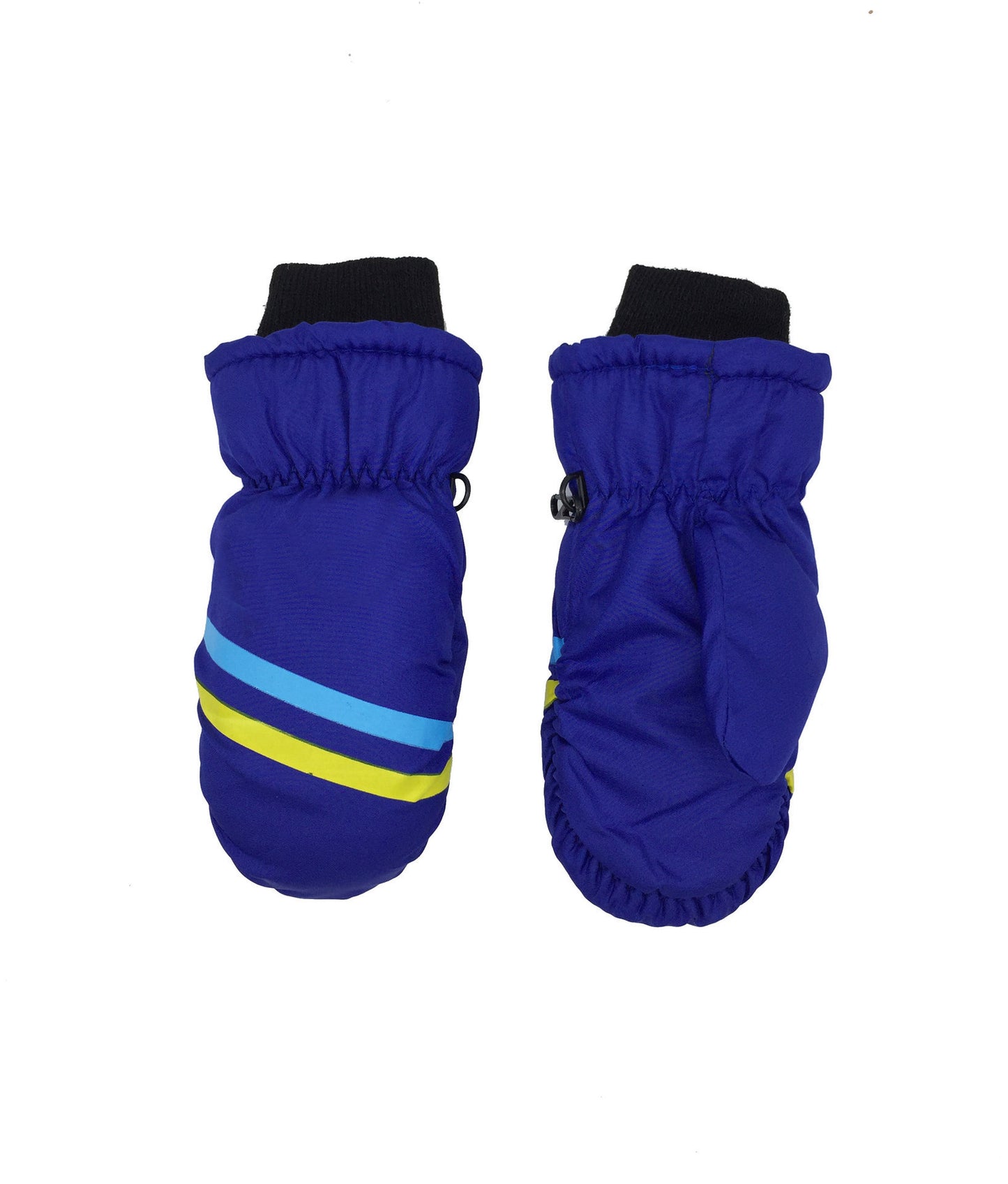 Children's Thick Geometric Print Warm Ski Gloves