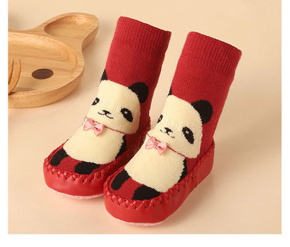 Cute Cartoon Thick Terry Anti-skid Baby Socks