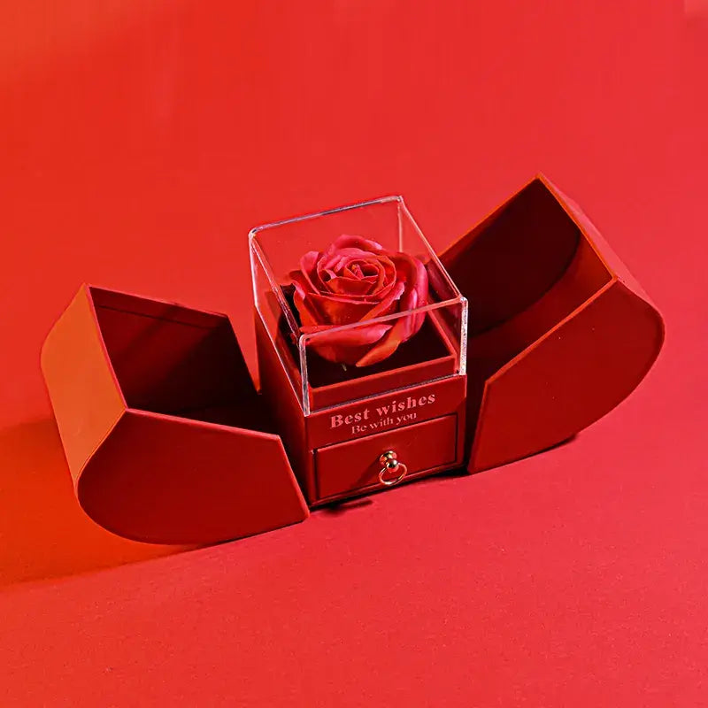 Eternal Rose Gift Necklace Boxes