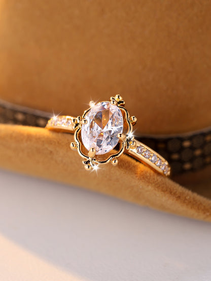 Elegant Zircon Ring