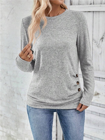 Long Sleeve Hollowed Leisure Sweaters